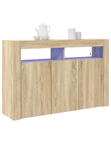 Credenza Rovere Sonoma 116 x 30 x 75 cm Legno multistrato