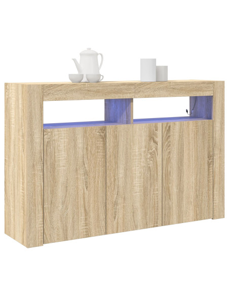Credenza Rovere Sonoma 116 x 30 x 75 cm Legno multistrato