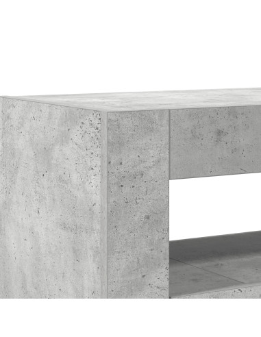 Credenza Grigio cemento 116 x 30 x 75 cm Legno multistrato