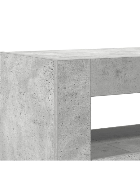 Credenza  Grigio Cemento Legno Ingenerato 116 x 30 x 75 cm