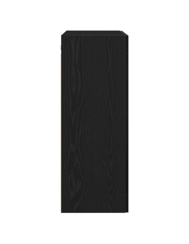 Mobile a muro Rovere Nero 69,5 x 34 x 90 cm Legno multistrato