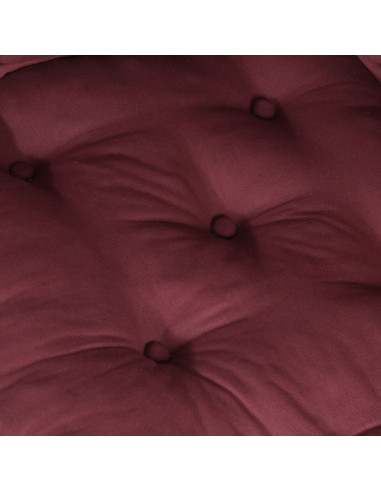 Divano modulare 2 pcs Bordeaux 140 x 70 x 36 cm Tessuto