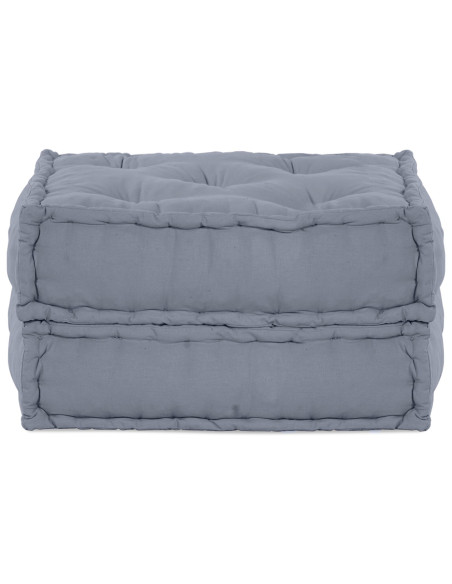 Pouf Modulare  Grigio 70x70x36 in Tessuto