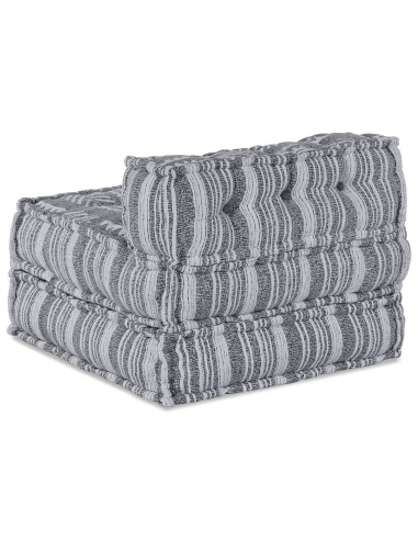 Divano modulare Stampa Grigia 70 x 70 x 56 cm Tessuto