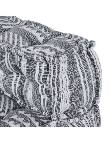 Divano modulare Stampa Grigia 70 x 70 x 56 cm Tessuto