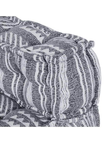 Divano modulare Stampa Grigia 70 x 70 x 56 cm Tessuto