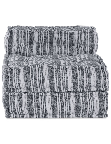 Divano modulare Stampa Grigia 70 x 70 x 56 cm Tessuto