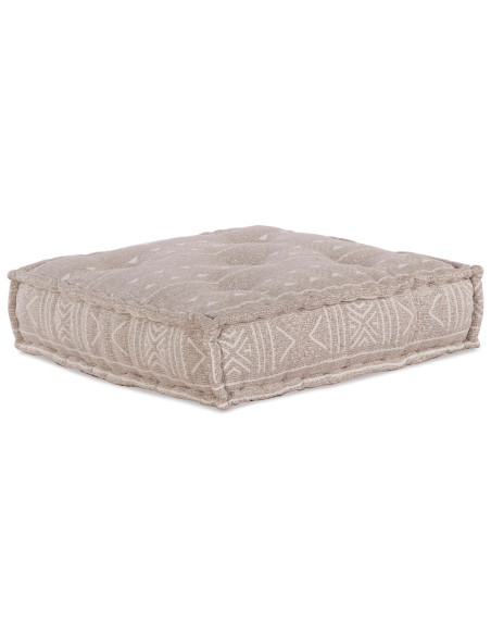 Pouf Modulare  Marrone Chiaro 70x70x36 in Tessuto