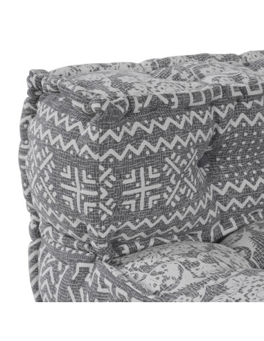 Divano modulare Grigio chiaro 70 x 70 x 56 cm Tessuto