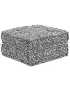 Divano modulare Grigio chiaro 70 x 70 x 36 cm Tessuto 2