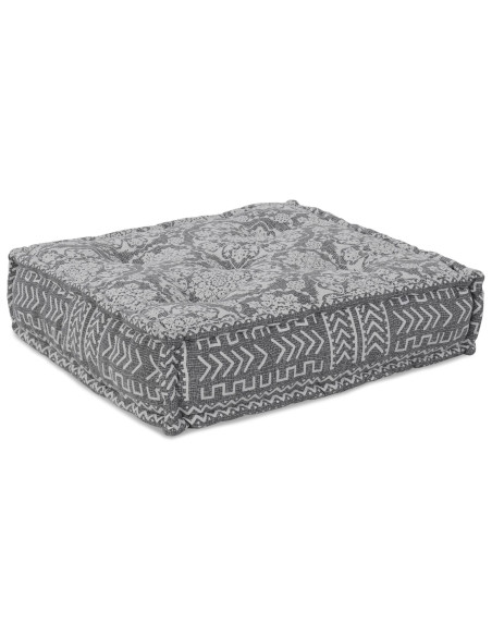Pouf Modular Grigio Chiaro 70x70x36 in Tessuto