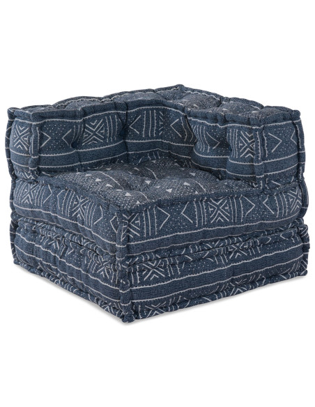 Pouf Modulare  Indigo 70x70x54 in Tessuto
