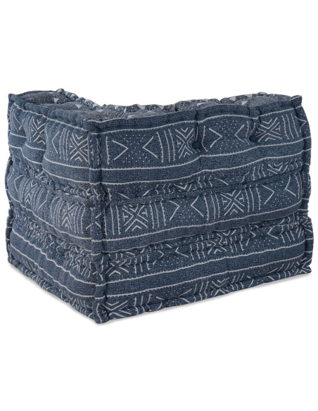 Pouf Modulare  Indigo 70x70x54 in Tessuto