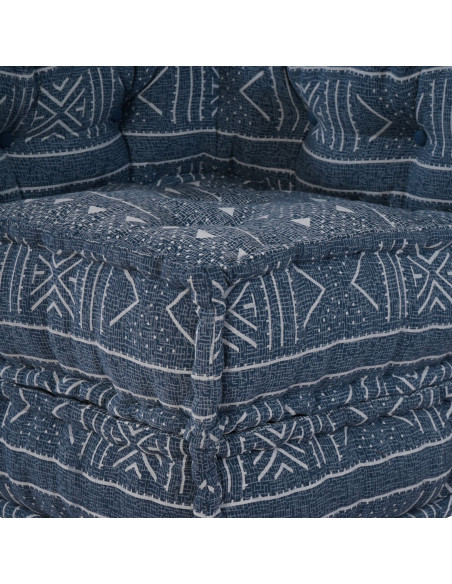 Pouf Modulare  Indigo 70x70x54 in Tessuto