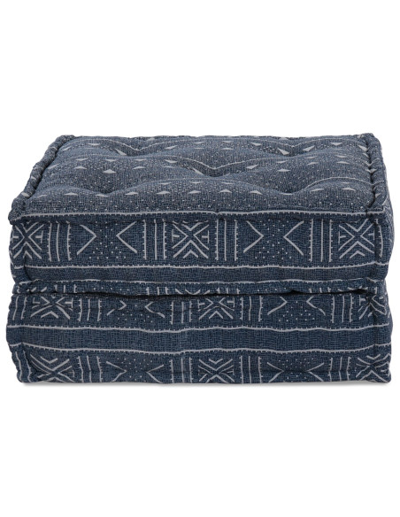 Pouffe Modulare  Indigo 70x70x36 in Tessuto