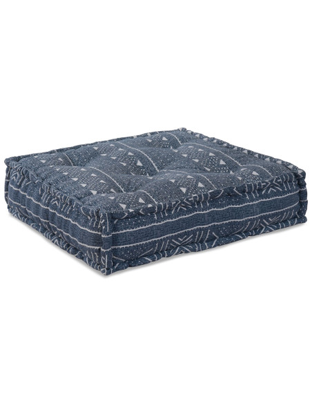Pouffe Modulare  Indigo 70x70x36 in Tessuto