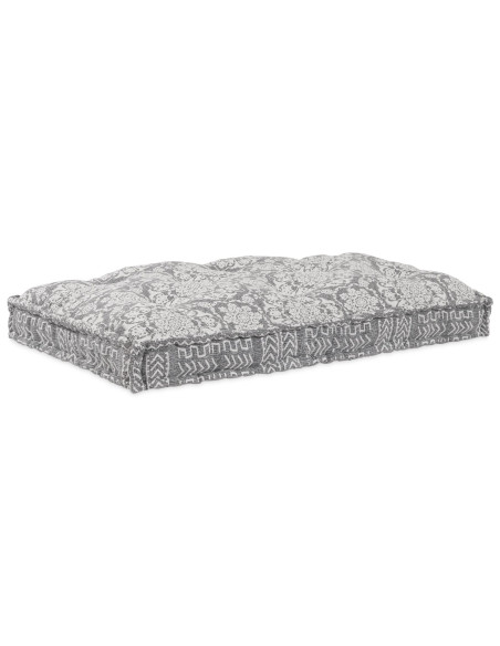 Cuscino per pallet  Grigio chiaro 120x80x12 cm in tessuto