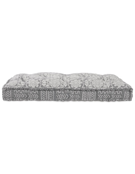 Cuscino per pallet  Grigio chiaro 120x80x12 cm in tessuto