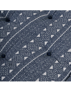 Divano modulare Stampa Indigo 120 x 80 x 12 cm Tessuto 2