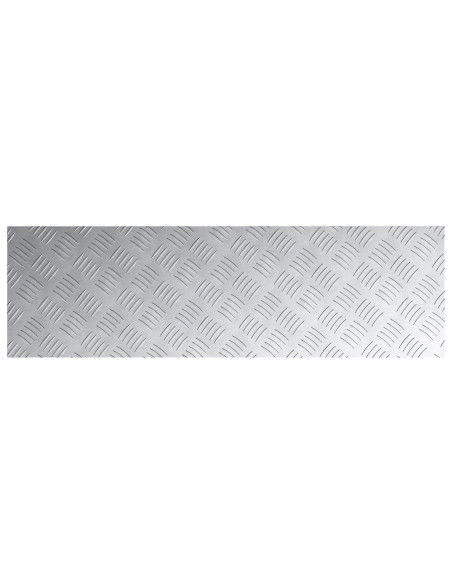 Pannelli in Alluminio a Scacchi 4 pcs Anti-Skid 100x30 cm
