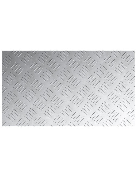 Pannelli in Alluminio Antiscivolo 2 pezzi 70x40 cm