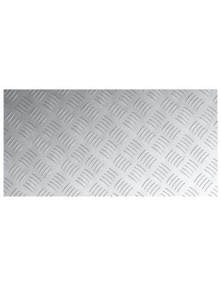 Set di 2 Placcature Antiscivolo in Alluminio 80x40 cm