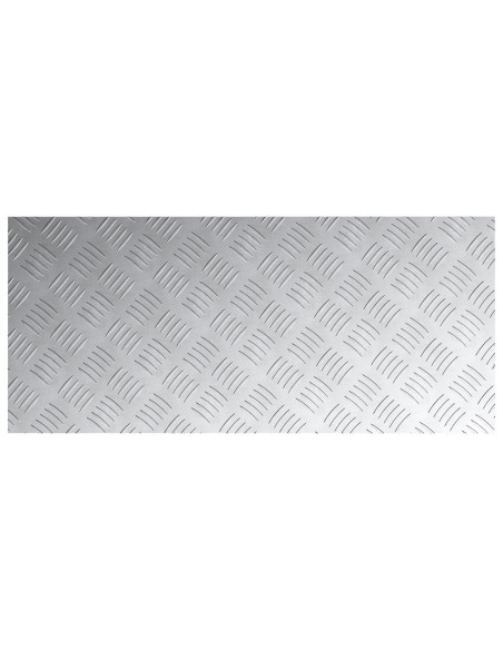 Piastre in alluminio a doghe 4 pcs Antiscivolo 90x40 cm