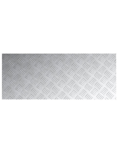 Pannelli in Alluminio Antiscivolo 2 pezzi 100x40 cm