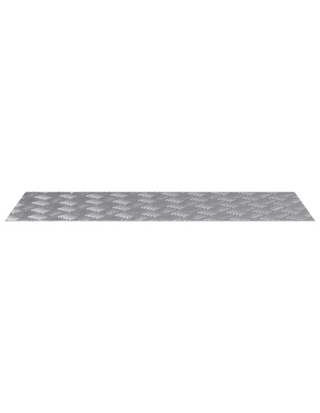 Pannelli in Alluminio Antiscivolo 4 pz 100x40 cm