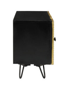 Mobile Porta TV 110x30x45 cm in Legno Massello di Mango