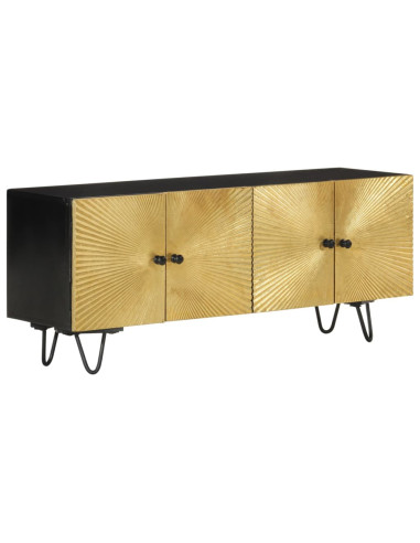 Mobile Porta TV 110x30x45 cm in Legno Massello di Mango