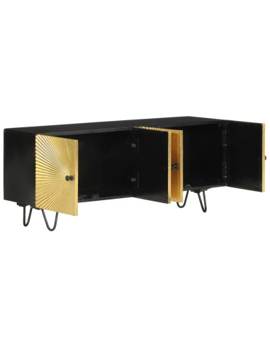 Mobile Porta TV 110x30x45 cm in Legno Massello di Mango