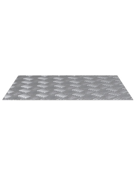 Fogli di alluminio a scacchi  2 pezzi Antiscivolo 60x50 cm