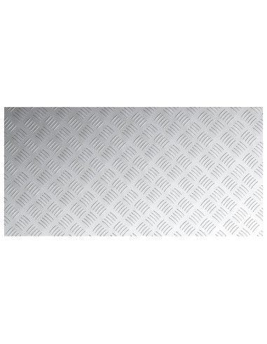 Gradini per Scale 2 pcs Argento 100 x 50 cm Alluminio