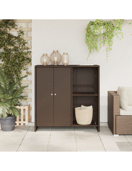 Armadio di Stoccaggio  Marrone 100x36x102 cm Rattan