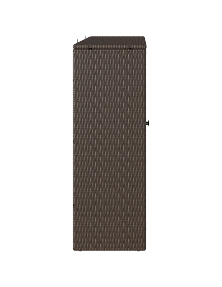 Armadio con lo scaffale Marrone 100 x 36 x 102 cm Rattan
