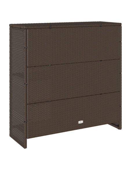 Armadio con lo scaffale Marrone 100 x 36 x 102 cm Rattan