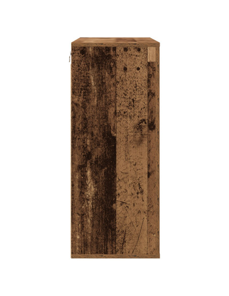 Armadietto a Muro  in Legno Vecchio 80x33x80 cm in Legno Ingenerizzato