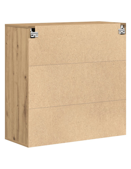 Armadio da muro  in rovere artigianale 80x33x80 cm in legno composito