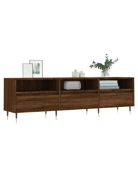 Mobile Porta TV Rovere Marrone 150x30x44,5 cm Legno Multistrato