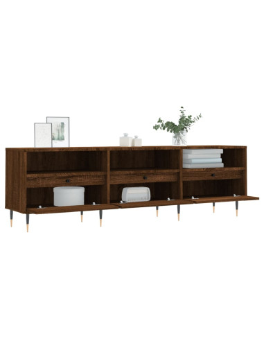 Mobile Porta TV Rovere Marrone 150x30x44,5 cm Legno Multistrato