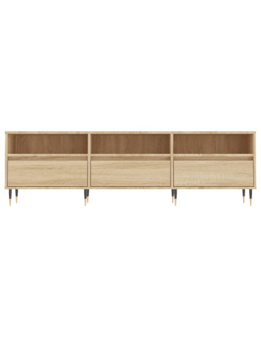 Mobile Porta TV Rovere Sonoma 150x30x44,5 cm Legno Multistrato