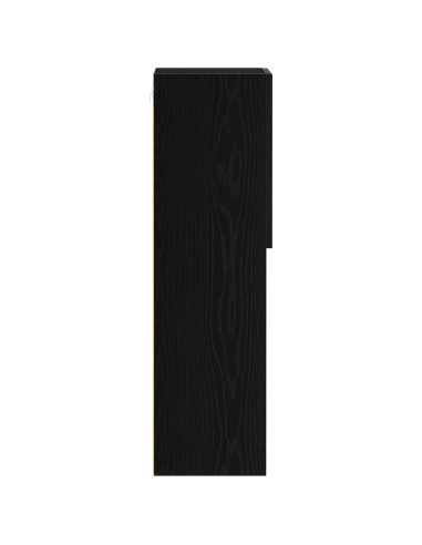 Set mobile TV Rovere Nero 30,5 x 30 x 102 cm Legno multistrato