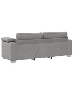 Set di divani 2 pcs Grigio nuvola 219 x 77 x 82 cm Tessuto