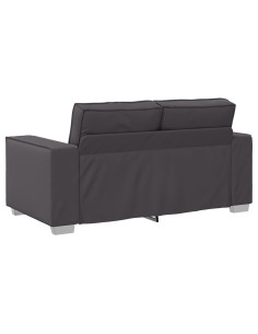 Divano Grigio 160 x 80 x 84 cm Tessuto