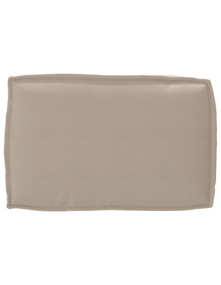 Cuscino Outdoor  Tortora Poliestere 60 cm x 40 cm x 12 cm