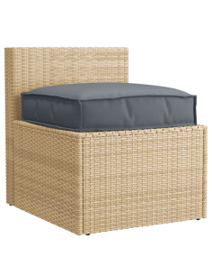 Cuscino Antracite 60 x 60 x 12 cm Tessuto Oxford 2