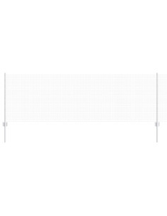 Recinzione con Posto Argento 0,8 x 100 m Acciaio