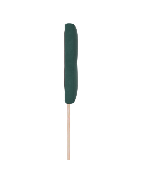 Testiera vitaXL Bottone Imbottita Verde Scuro 160 cm in Velluto