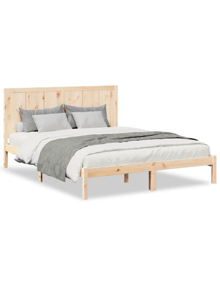 Giroletto Extra Lungo senza Materasso 140x220 cm Legno Massello